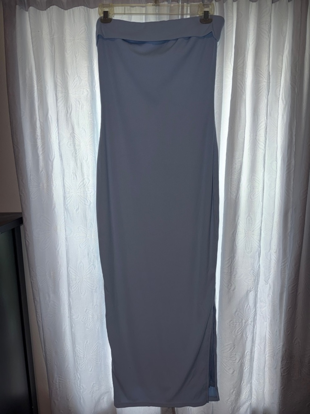 Women’s Light Blue Maxi Skirt Dress